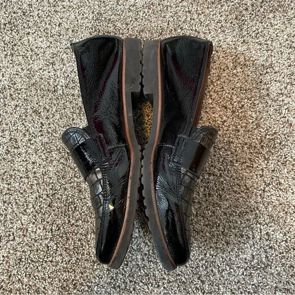 PAUL GREEN Dara Crocodile embossed leather with a copper rub look US 6.5 - Picture 2 of 7